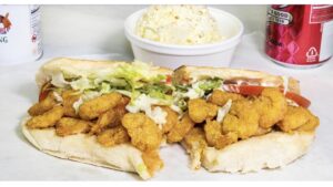 shrimp poboy