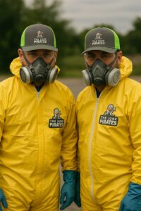 The Junk Pirates Hazmat Workers Ready for Action
